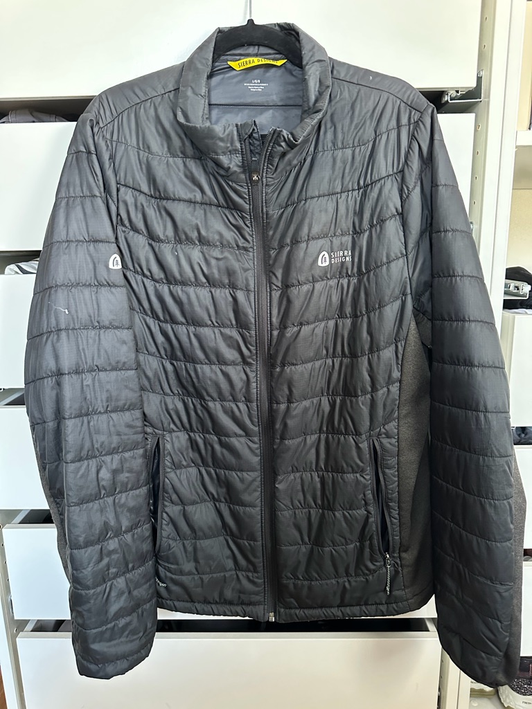 Ll Bean Men's Quilted Black Insulated Jacket